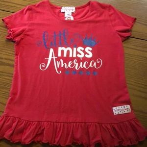 Ruffle Girl flutter sleeve ruffle tee size 12